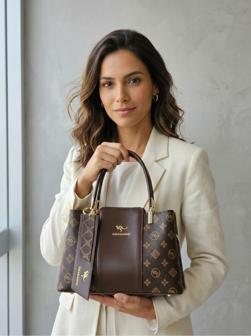 Bolsa Milano Lux feminina em ambiente elegante