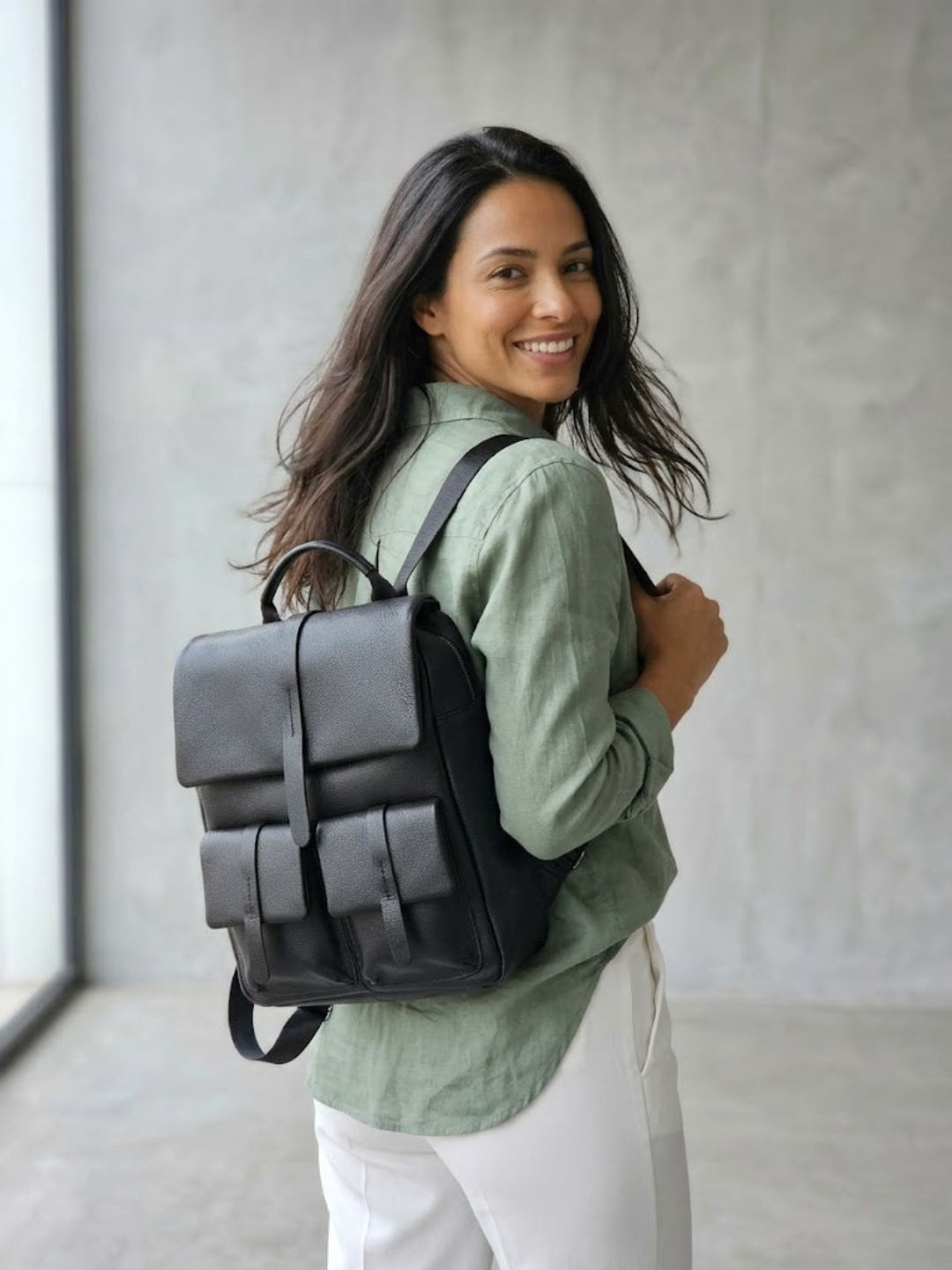 Mochila Firenze Nera - detalhe 3